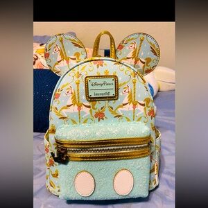 Disney’s Mickey Main Attraction King Arthur Carousel Loungefly